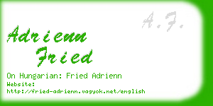 adrienn fried business card